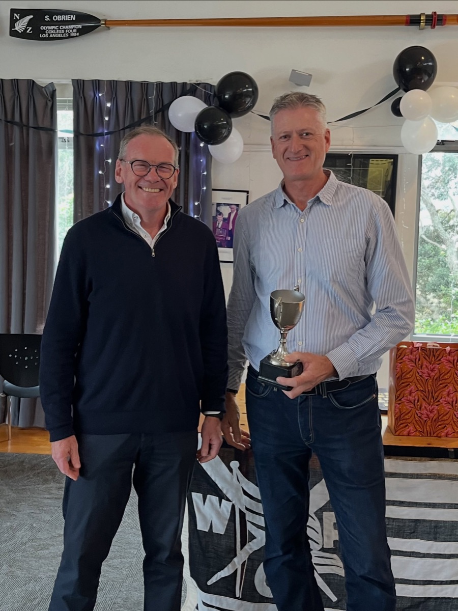Masters trophy presentation at prizegiving